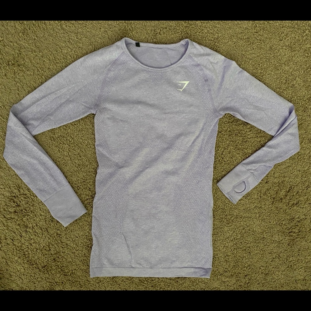 Gymshark lilac long sleeve
